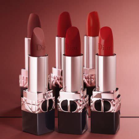 borsetta dior con rossetti|DIOR Rouge Dior rossetto lunga tenuta ricaricabile .